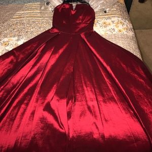 Red prom dress
